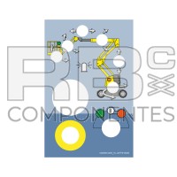 AUTOCOLLANT POSTE BAS POUR HL 12IP
