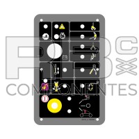 AUTOCOLLANT DE FONCTION - PUPITRE INF.