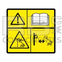 AUTOCOLLAT DANGER HAUTE TENSION MANUEL JL