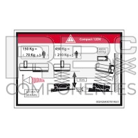 AUTOCOLLANT HAUTEUR PLANCHER+CHARGE POUR C12RTE