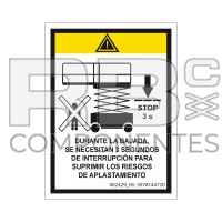 AUTOCOLLANT POUR REF 307P21615A