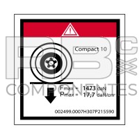 AUTOCOLLANT CHARGE SUR ROUE POUR C10