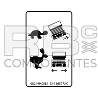 AUTOCOLLANT COMPATIBLE  REF. SJ 116577AC