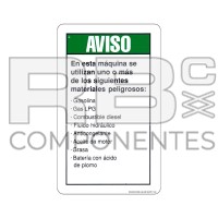 AUTOCOLLANT COMPATIBLE GE 28164 116C (ESPAGNOL)