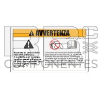 AUTOCOLLANT COMPATIBLE REF. GE 28175 (ITALIEN)