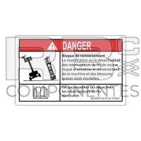 AUTOCOLLANT COMPATIBLE REF. GE 31060 (FRANCAIS)