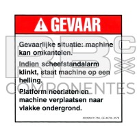 AUTOCOLLANT COMPATIBLE GE-44736DU 057B NL