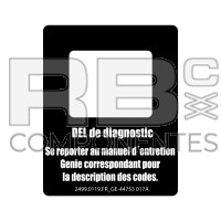 AUTOCOLLANT COMPATIBLE  REF. GE 44753FR_017A