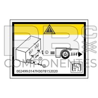 AUTOCOLLANT DÉFREINAGE COMPATIBLE HL C-8 / 8W / 10