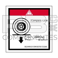 AUTOCOLLANT CHARGE SUR ROUE POUR C12DX