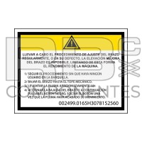 AUTOCOLLANT BERCEAU PIVOTANT (ESPAGNOL)