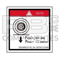 AUTOCOLLANT COMPATIBLE HL 3078153390