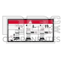 AUTOCOLLANT HAUTEUR PLANCHER+CHARGE POUR C12