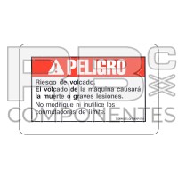 AUTOCOLLANT COMPATIBLE REF. 31060SP_013A, ESPAGNOL