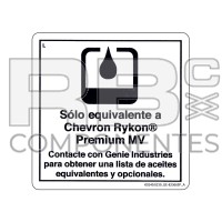 AUTOCOLLANT COMPATIBLE REF. GE 82366 A (ESPAGNOL)