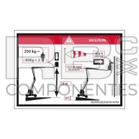 AUTOCOLLANT HAUTEUR PLANCHER+CHARGE