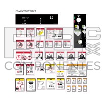 KIT STICKERS COMPATIBLE POUR HL COMPACT 8W