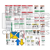 KIT ADHESIVOS ESPAÑOL AD/CO/EQ GE Z34-Z34N