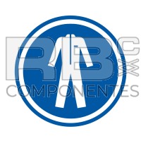 AUTOCOLLANT ISO 7010 VETEMENTS PROTECTION OBLIGAT.