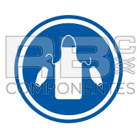 AUTOCOLLANT ISO7010 TABLIER PROTECTION OBLIGATOIRE