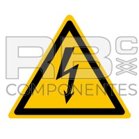 AUTOCOLLANT ISO 7010 - DANGER ELECTRIQUE