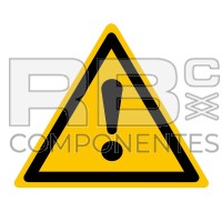AUTOCOLLANT ISO 7010 - ATTENTION DANGER