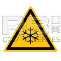 AUTOCOLLANT ISO 7010 - DANGER BASSE TEMPERATURE