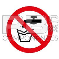 AUTOCOLLANT ISO 7010 - EAU NON POTABLE