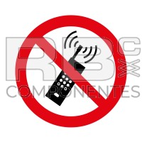 AUTOCOLLANT ISO 7010 NE PAS UTILISER TELEPHONES