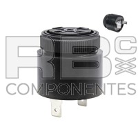 AVERTISSEUR SONORE CONTINUE  12-24V. 80 DÉCIBELS,