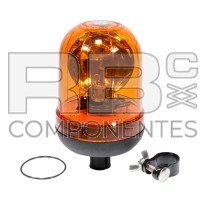 GYROPHARE TUBULAIRE FLEXIBLE  12V. OU 24V.