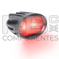 PHARE À LED DE SÉCURITÉ ROUGE 2X5W - IP67 - 10-80V