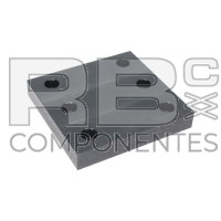 PATIN RECTANGULAIRE 150X145X25MM