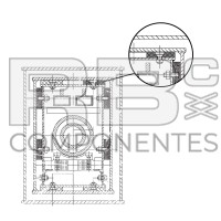 PATIN ARRIERE DX TELESCOP. COMP. HL 158C175240