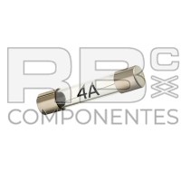 FUSIBLE DE VERRE DE 4 AMP 20 MM