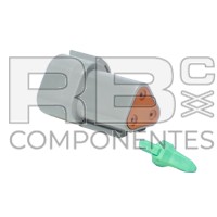 CONECTOR + ACOPLE DEUTCH 3 VIAS