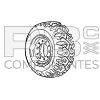 ROUE  ADAPTABLE JL 0271616 LH, 15-19.5 PR16