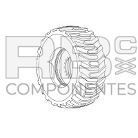 ROUE GAUCHE COMPLETE ADAPTABLE JL 1350SJP 0272056