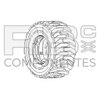 ROUE ADAPTABLE REF 4520253, 18-625 PR16