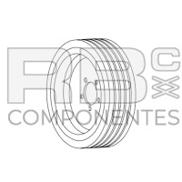 ROUE NON MARKING ADAPTABLE 1001127628