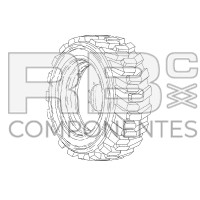 ROUE N. M.  ADAPT JL 0258997 IN240/55-17. 5 FF 