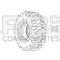 ROUE ADAPTABLE GE 79101 (26x12D380 PR8)