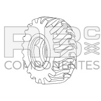 ROUE  12X26,BL  ADAPTABE REF 1258752