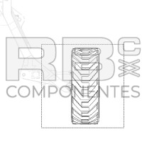 ROUE  445D50/710, LH ADAPTABLE REF GE T111702