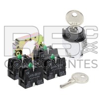 SELECTOR 3 POSC. FIJAS+SOPORTE+ CAMARA NO (x4UNID)