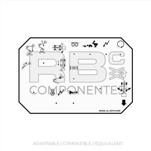 ADH. COMMANDES SUPÉR. ARTICULÉE DIESEL HA12/15DX