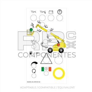 ADH. COMMANDES INFÉRIEURES POUR 21TX/23TPX