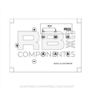 ADH. PROGRAMMEUR MODULE CRESTO (DEUX CONNECTEURS)