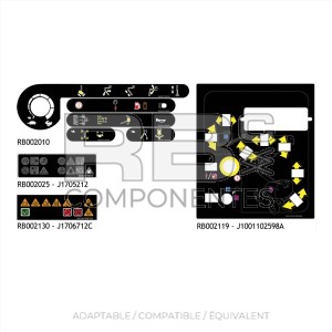 KIT COMPLET D'AUTOCOLLANTS  JLG 510 AJ 450AJ