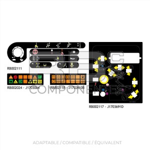 KIT COMPLET D'AUTOCOLLANTS